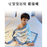 婴儿童宝宝包巾智扣纱布小被子包被新生初生薄款夏抱被浴巾防惊跳