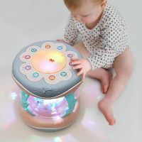 婴儿玩具音乐手拍拍鼓智扣早教宝宝儿童8六6八12七9九7个月1一岁