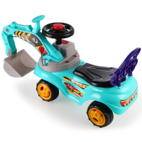 超大儿童玩具挖掘机男孩挖土机车智扣可坐挖机小孩勾机可坐人工程车