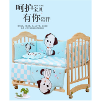 婴儿床新生儿智扣宝宝床摇摇床可移动变书桌拼大床