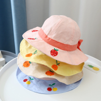 女宝宝帽子夏季透气薄款大帽檐遮阳帽宝宝可调节智扣太阳防晒帽潮