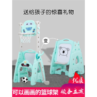 儿童室内篮球架家用智扣投篮框可升降扣篮2周岁男孩礼物3宝宝球类玩具
