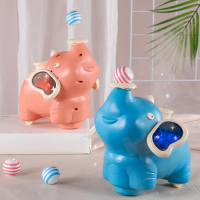 儿童电动悬浮吹球小象爬行玩具两三周宝宝智扣女孩男女孩多功能