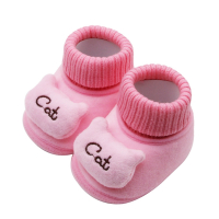 婴儿冬季棉鞋加绒智扣保暖鞋3-6-8-12个月新生儿鞋子宝宝学步鞋0-1岁