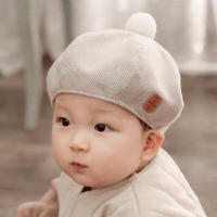 婴儿帽子秋冬宝宝超萌贝雷帽智扣男女婴幼儿可爱胎帽新生儿童