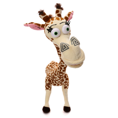 长颈鹿创意毛绒玩具公仔儿童梅花鹿智扣娃娃儿童生日玩偶礼物