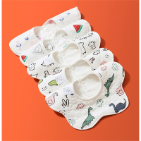 婴儿纱布围嘴口水巾智扣宝宝防水吐奶围兜新生男围脖冬季女公主款