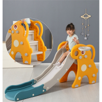 小型滑滑梯家用智扣儿童室内组合折叠幼儿小孩玩具游乐场乐园宝宝滑梯_加厚迪迦绚丽红无密封