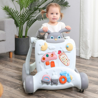 智扣婴儿学步车防o型腿多功能防侧翻宝宝男女孩带手推可折叠