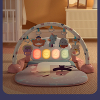 静蝉幽格脚踏钢琴婴儿健身架幼儿4女宝宝5躺着玩2踩3一6个月0-1岁玩具