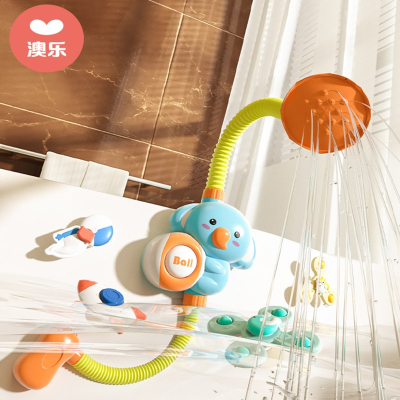 澳乐(AOLE-HW)婴儿洗澡玩具儿童电动戏水浴室喷水男孩女孩宝宝花洒套装
