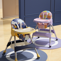 静蝉幽格宝宝餐椅吃饭家用多功能可折叠婴儿餐桌座椅便携式宝宝椅儿童饭桌