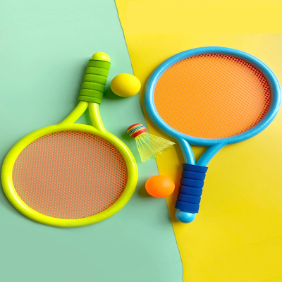 静蝉幽格儿童羽毛球拍幼儿园运动网球子互动2-3岁4宝宝室内网球玩具礼物