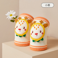 智扣婴儿护膝宝宝爬行夏季薄款护具学步小孩儿童膝盖护垫护套_「小鹿」一双装-_均码适合0-4岁
