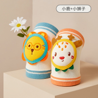 智扣婴儿护膝宝宝爬行夏季薄款护具学步小孩儿童膝盖护垫护套_「小狮子小鹿」两双更优惠_均码适合0-4岁