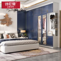 诗尼曼全屋定制卧室衣柜整体定做客厅电视柜轻奢风入户柜厨房橱柜