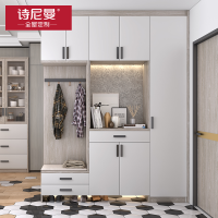 诗尼曼全屋定制整体家具 定制衣柜走入式迷你衣帽间电视柜餐边柜