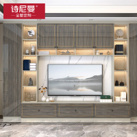 诗尼曼全屋定制卧室衣柜走入式迷你衣帽间柜子组合开放式家具定制