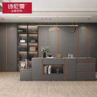 诗尼曼全屋定制衣柜开放式衣帽间定制 家具整体简约卧室衣柜定做