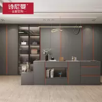 诗尼曼全屋定制衣柜开放式衣帽间定制 家具整体简约卧室衣柜定做