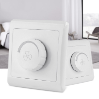 家用暗装86型220V吊扇开关调速器法耐电风扇通用型无极调速开关面板