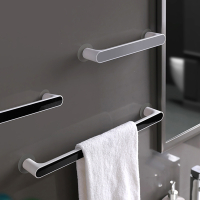 法耐(FANAI)多功能浴室毛巾架免打孔卫生间吸盘挂架浴巾架北欧简约创意毛巾杆