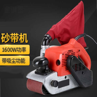 阿斯卡利坦克4寸大功率砂带机手提式砂光抛光机平面平板打磨机木工砂纸机五金配件