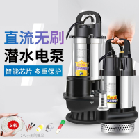 直流潜水泵12V24V48V60V家用电瓶车抽水泵小型电动农用灌溉抽水机