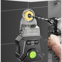 阿斯卡利墙壁钻孔集尘器电动多功能家用电钻除尘器墙面吸尘清灰吸灰机工具