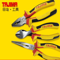 阿斯卡利钢丝钳尖嘴老虎钳五金工具678寸斜口多功能工业基钳子