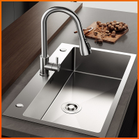 阿斯卡利洗菜盆单槽不锈钢304厨房水槽大单槽台下盆加厚洗碗槽洗菜池