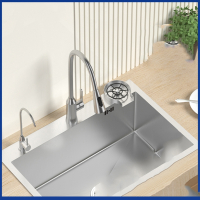 洗菜盆厨房水槽大单槽家用洗碗槽手工纳米洗菜池洗碗盆