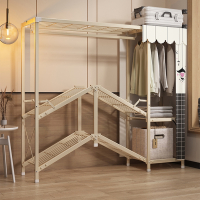 阿斯卡利免折叠衣柜家用卧室收纳柜子结实布衣柜出租房用简易衣橱