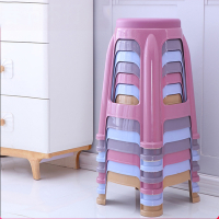 法耐(FANAI)加厚塑料凳子家用客厅大号餐桌圆凳成人可摞叠熟胶登子小板凳高凳