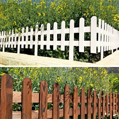 古达花园草坪木栅栏护栏栏杆围栏小篱笆栏栅装饰庭院围墙户外室外