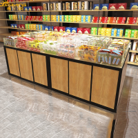古达超市货架展示架散称食品柜中岛柜糖果干果干货散货柜散装零食货架陈列柜
