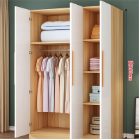 纳丽雅(Naliya)衣柜家用卧室现代简约木质收纳衣橱经济型木衣柜出租房用简易柜子