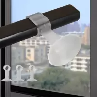 古达窗户防撞窗吸门吸免打孔断桥铝玻璃吸盘保护硅胶门把手防撞垫