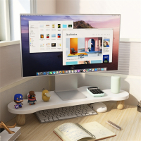工位转角电脑增高架古达显示器底座桌面收纳架办公桌置物架显示屏抬高