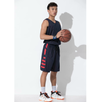 五动双面篮球服套装学生比赛球衣5105新款双层球服男女通用吸湿排汗可印字号
