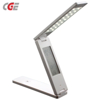 创意 CGE FX010 充电万年历护眼台灯 创意折叠礼品阅读灯 USB护眼台灯触摸调光 智能家居日用 智能照明 白色