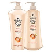 施华蔻(Schwarzkopf)多效修护19洗护套装(600ml洗发水+600ml护发素)(新老包装更替随机发货)