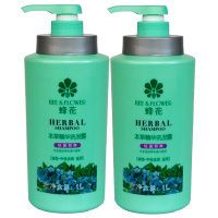 蜂花 本草精华洗发水轻盈舒爽1L*2瓶 洗发露植物凝萃男女士去油洗头膏
