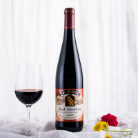 德国原瓶进口酒水红酒德森森红粉佳人半甜红葡萄酒750ML