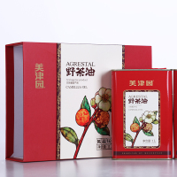 美津园野生山茶油纯正 一级压榨茶籽油茶子油孕妇宝宝食用油 高级礼盒 1L*2