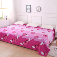 350X230CM床单 加厚床单 多花色可选 床单单件双人被单床上宿舍家纺单条新款加厚床单AWANHOO A1183