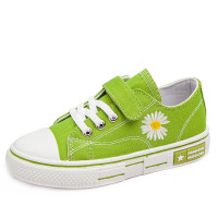 儿童运动休闲鞋26-37码 儿童帆布板鞋新款男女儿童饼干底帆布鞋板鞋百搭透气软底运动鞋 AWANHOO B33370-1