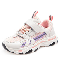 儿童鞋子男女童鞋26-37码 新款实心底网面运动春季韩版透气男童女童舒童鞋儿童鞋子AWANHOO B3374