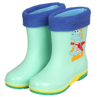儿童雨靴32-41码防滑儿童卡通雨鞋外贸韩国高筒宝宝雨靴女童中童大童水鞋软底B173