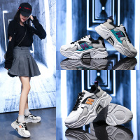 女士运动鞋网红运动鞋休闲厚底拼色老爹鞋女ins年新款秋季韩版学生单鞋女士低帮鞋B530 5379